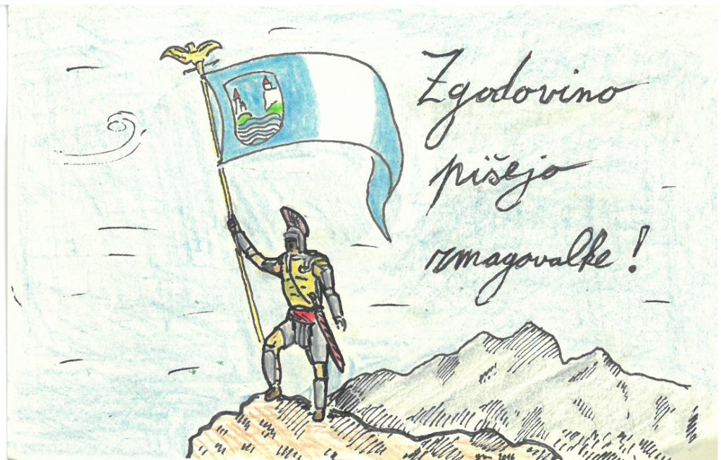 ilustracija na voščilnici